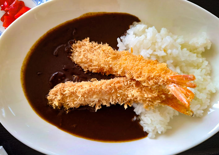 エビフライカレー