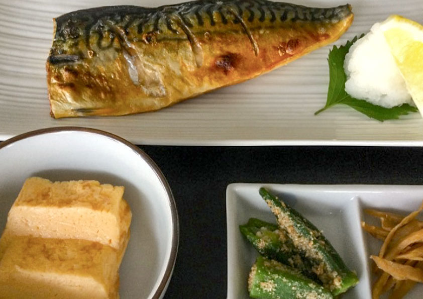 塩サバ定食